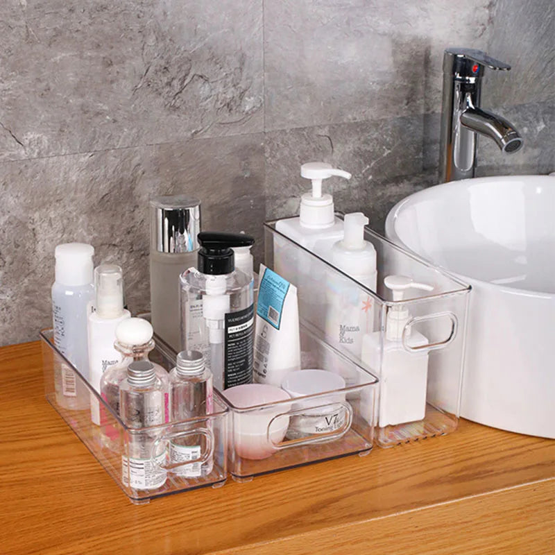 Transparent Refrigerator Storage Box Vegetable Fruit Organizer Fridge Clear Container for Kitchen Food Drinks Storage 2030