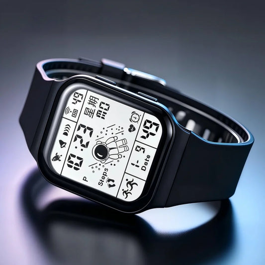 Fashion Sports Watches for Men Women Waterproof LED Sports Watches Spaceman Multifunction Clock Student Electronic Wristwatch