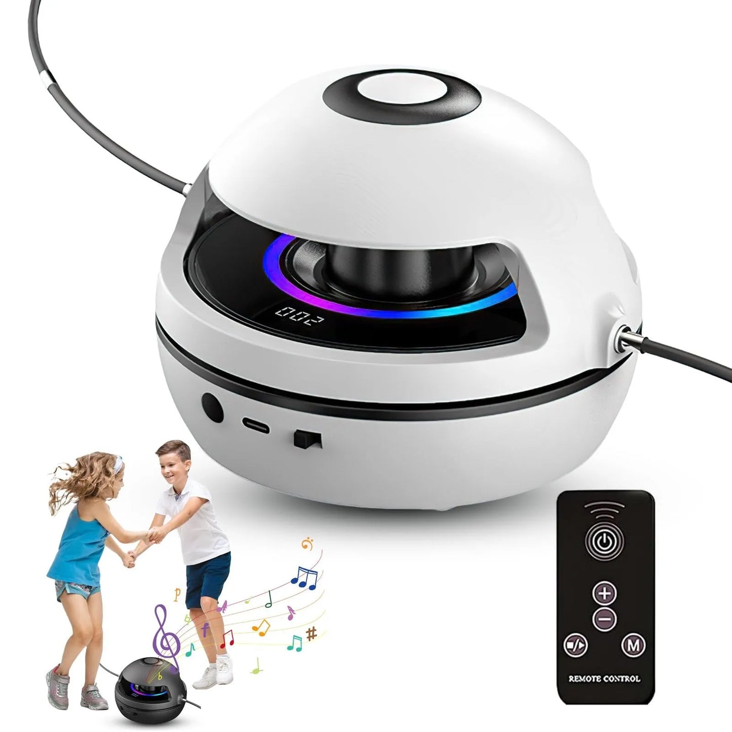 Automatic Music Jump Rope Skipping Machine Counter Electric LED Exercising Smart