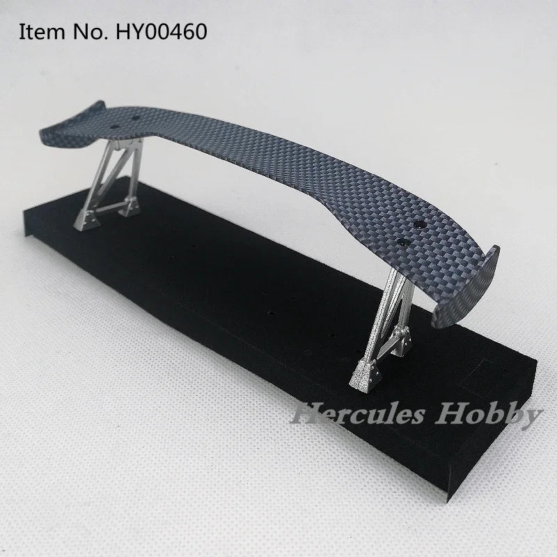 1/10 Scale RC Car Plastic Carbon Fiber Pattern Rear Wing Spolier Drift On Road Touring Model Hobby