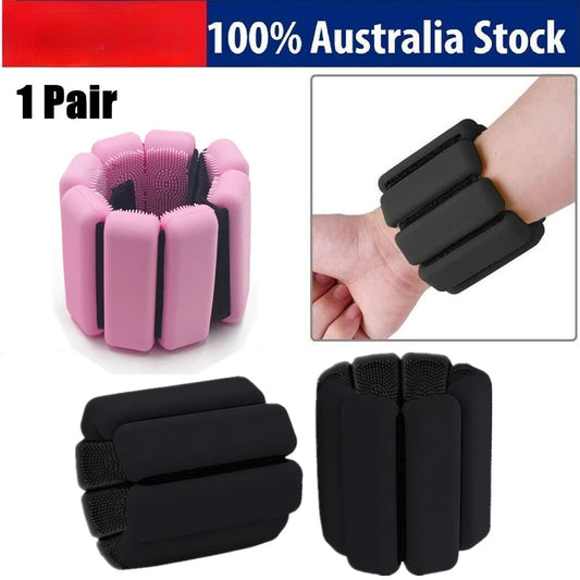 1 Pair Adjustable Ankle Weights Wrist Weight Bracelet Fitness Equipment Training