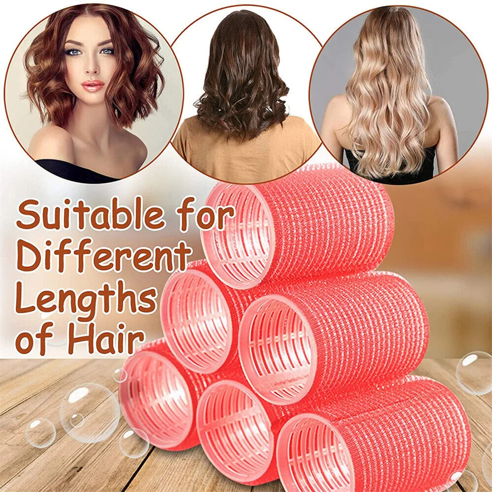 Hair Curlers Rollers Hairdressing Curlers Hair Rollers Cling Self Grip
