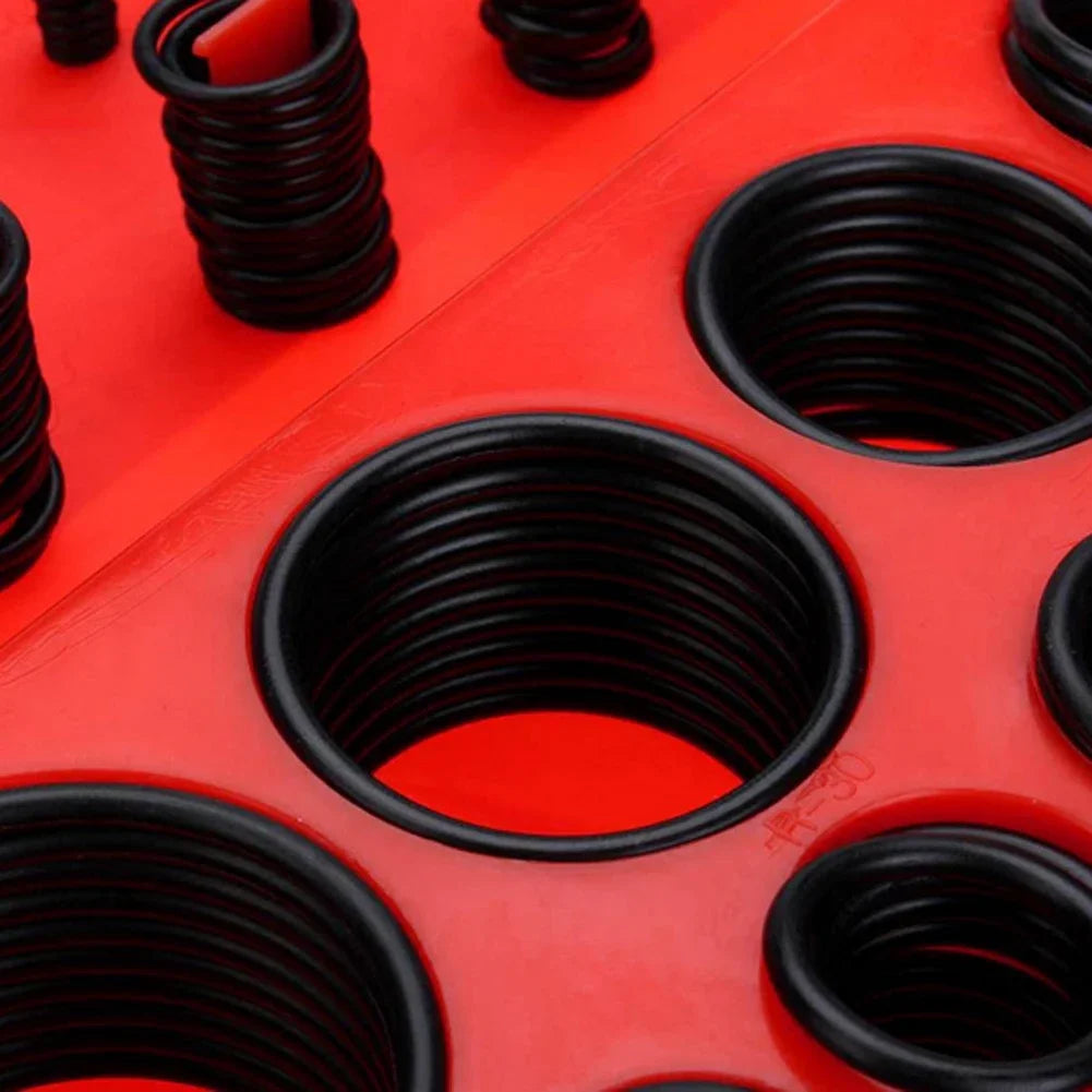 Automotive O Ring Rubber Gasket Washer Kit 382Pcs Rubber Material for Automobiles Oil Seals Accessories Supplies