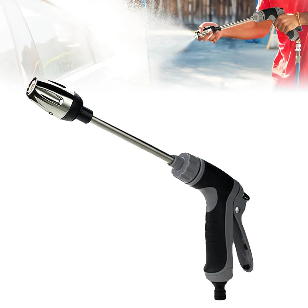 High Pressure Car Wash Water Gun Garden Water Pipe Nozzle Multifunctional Watering Tool Powerful Cleaning For Cars and Gardens