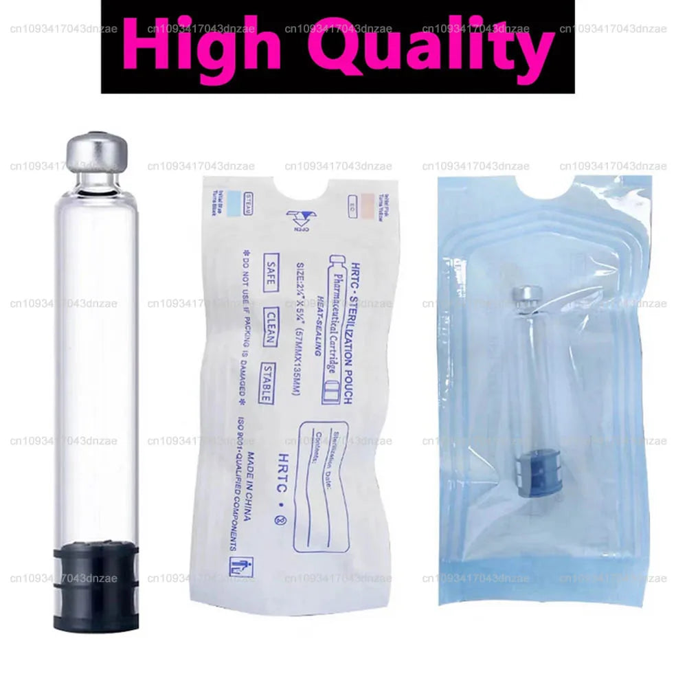 100pcs Empty 3ml Cartridges Individual Packaging Cassette Bottle Aesthetics Disposable for Hyaluronic Acid Insulin Injection Pen