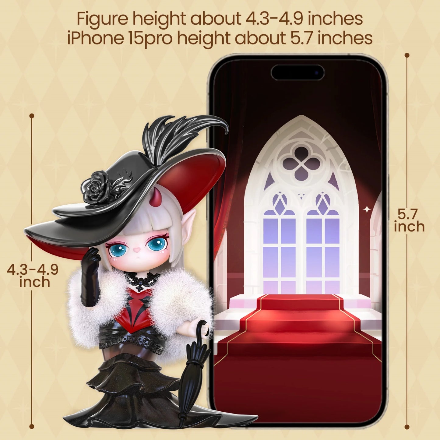 Rolife Suri Blind Box Suri's Mystery Castie Action Figure Collectible Doll Toys Surprise Box Gift for Kids Friends Adults