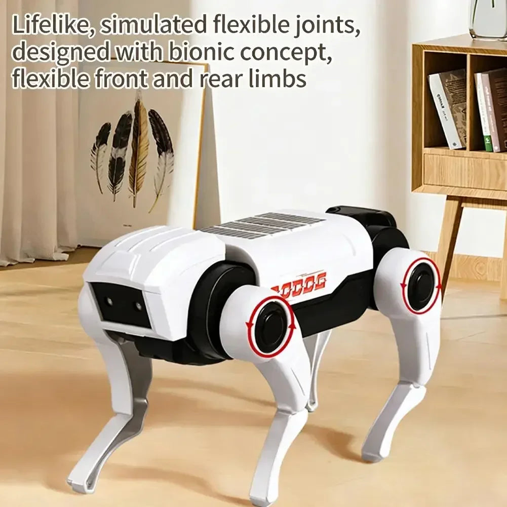 Electric Robot Dog Toy Mechanical Dog Lamp Educational Interactive Toys Playing At Night Boy's Birthday Gift Box