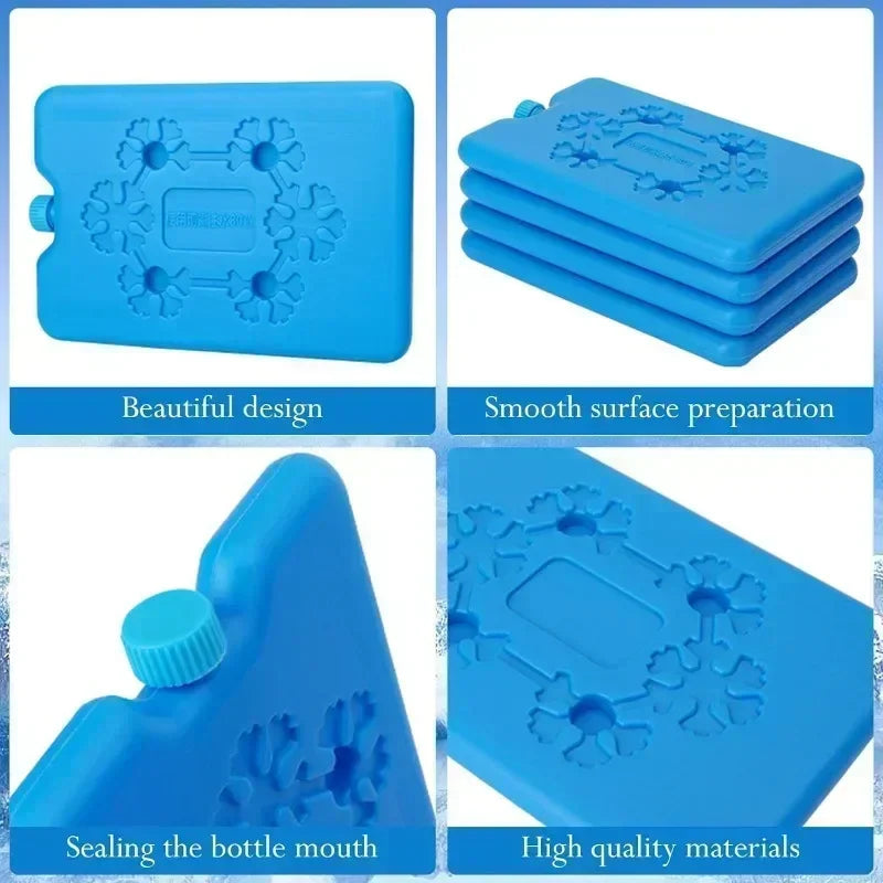 Portable Evaporative Cooler Box, Lightweight Reusable Food Storage Bag with Water Injection, Keeps Food Fresh & Cool for Picnics