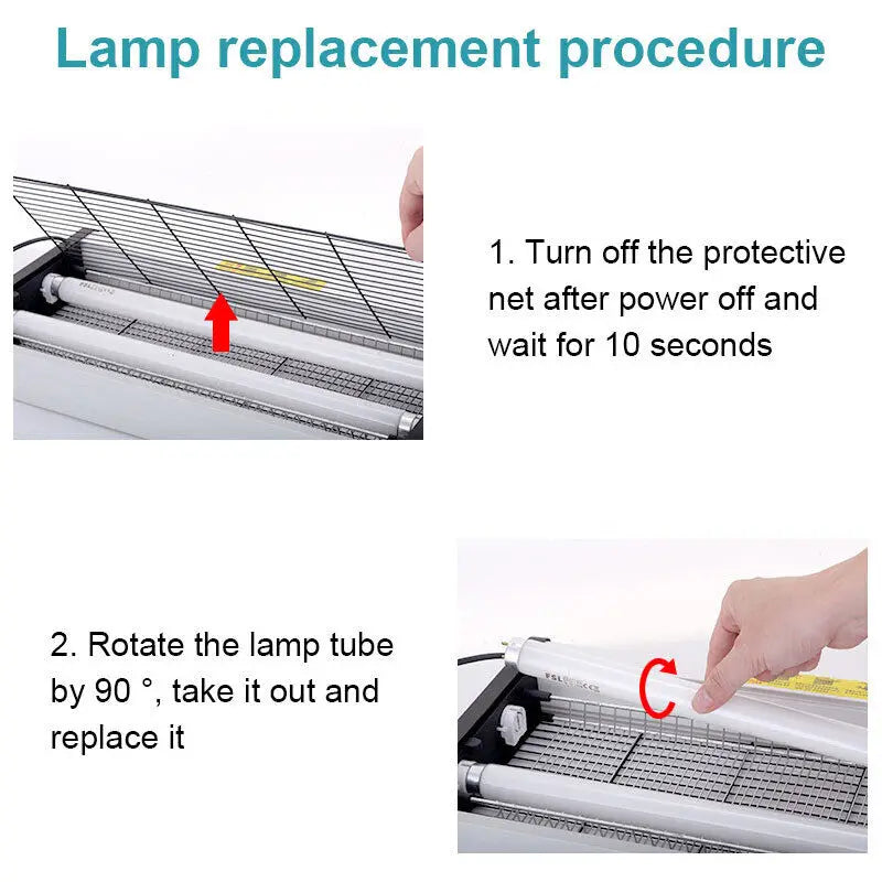 20W-40W Mosquito Zapper Insect Bug Killer Lamp UV Light Outdoor Indoor Low Noise
