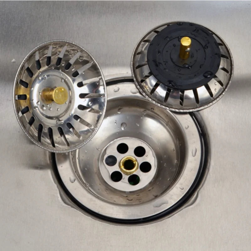 Sink Strainer Drains Filter Stainless Steel Kitchen gadgets Accessories Stopper Waste Plug Bathroom Lavabo Hair Colander Catcher