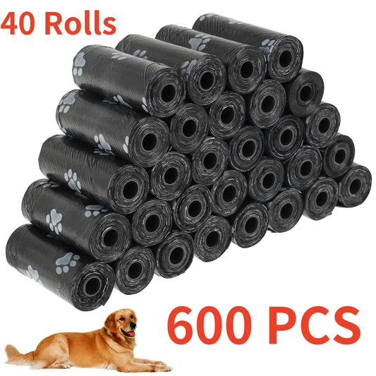 Pet Dog Poop Bags Dispenser Collector Garbage Bag Puppy Cat Pooper Scooper Bag Small Rolls Outdoor Clean Pets Supplies