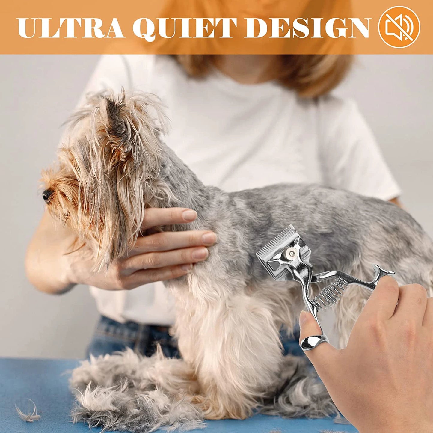 Portable Handheld Manual Hair Clippers Hair Trimmer Cutter Stainless Steel Barber Hair Scissor Styling Tool For Men Hair Care