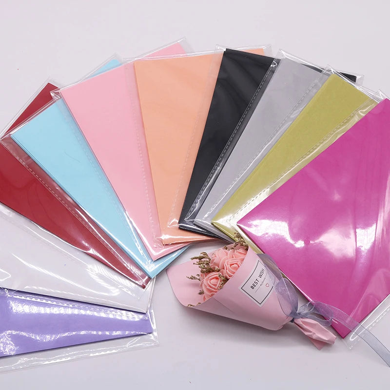 100 Sheets/bag 21X14cm Colorful Tissue A5 Wine Wrapping Papers DIY Folding Craft Paper Party Wedding Home Decor Packing 2030