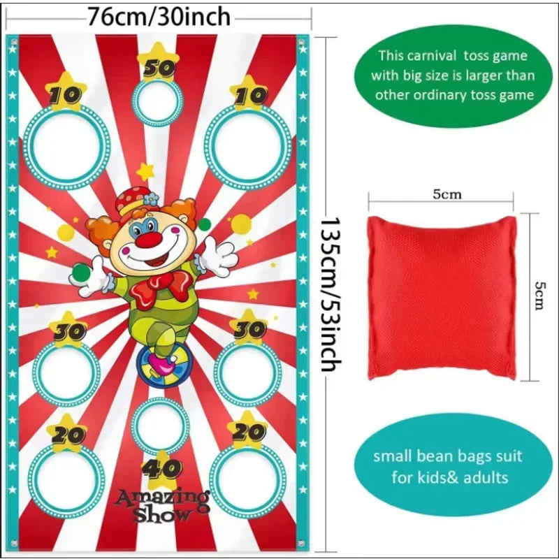 Funny Play Bean Bags and Sticky Ball Toy Game Safe Tossing Throwing Bags for Adults Children Outdoor Party Games Toys For Kids