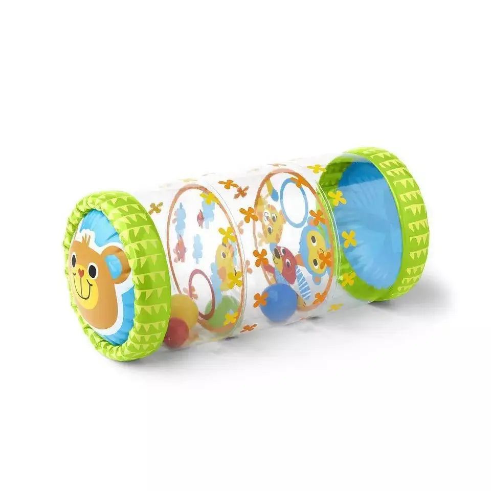 Inflatable Baby Crawling Roller Toy with Rattle and Ball PVC Early Development Fitness Toys Early Educational Toy For Children