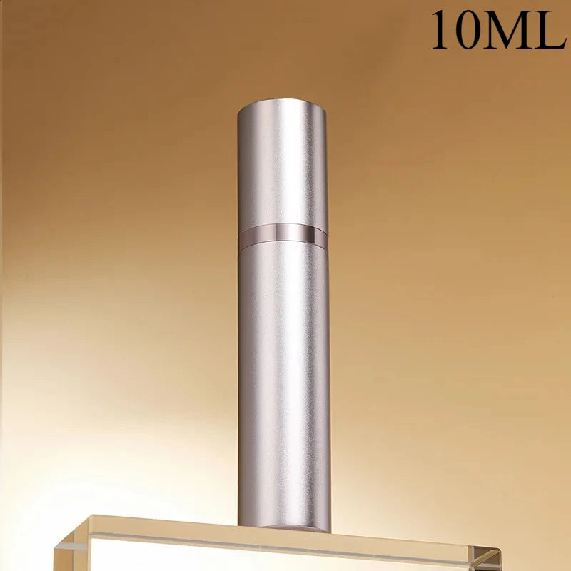 10/5ML Perfume Atomizer Portable Liquid Container for Cosmetics Traveling Mini Aluminum Spray Empty Refillable Bottle Косметика