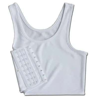 Women Breast Binder Transboy Lesbian Corset Trans Vest Summer Side Buckle Short Tank Top Underwear Shaper Bustier Chest Binder