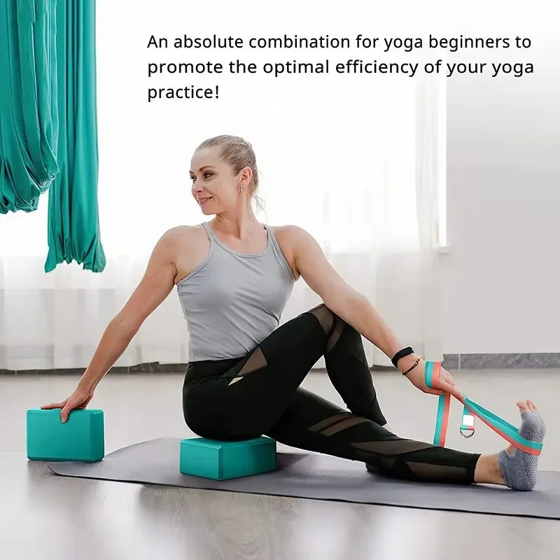 Yoga Blocks Gym Foam Brick Pilates Training Exercise Fitness Bolster Pillow Cushion Stretching Body Shaping Building Cubes
