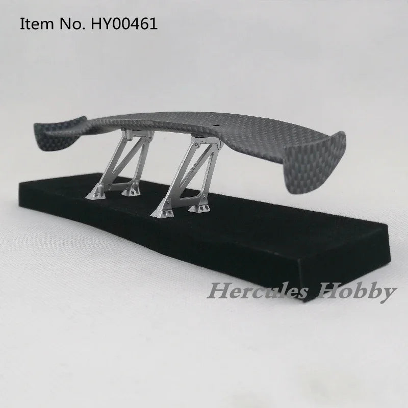 1/10 Scale RC Car Plastic Carbon Fiber Pattern Rear Wing Spolier Drift On Road Touring Model Hobby