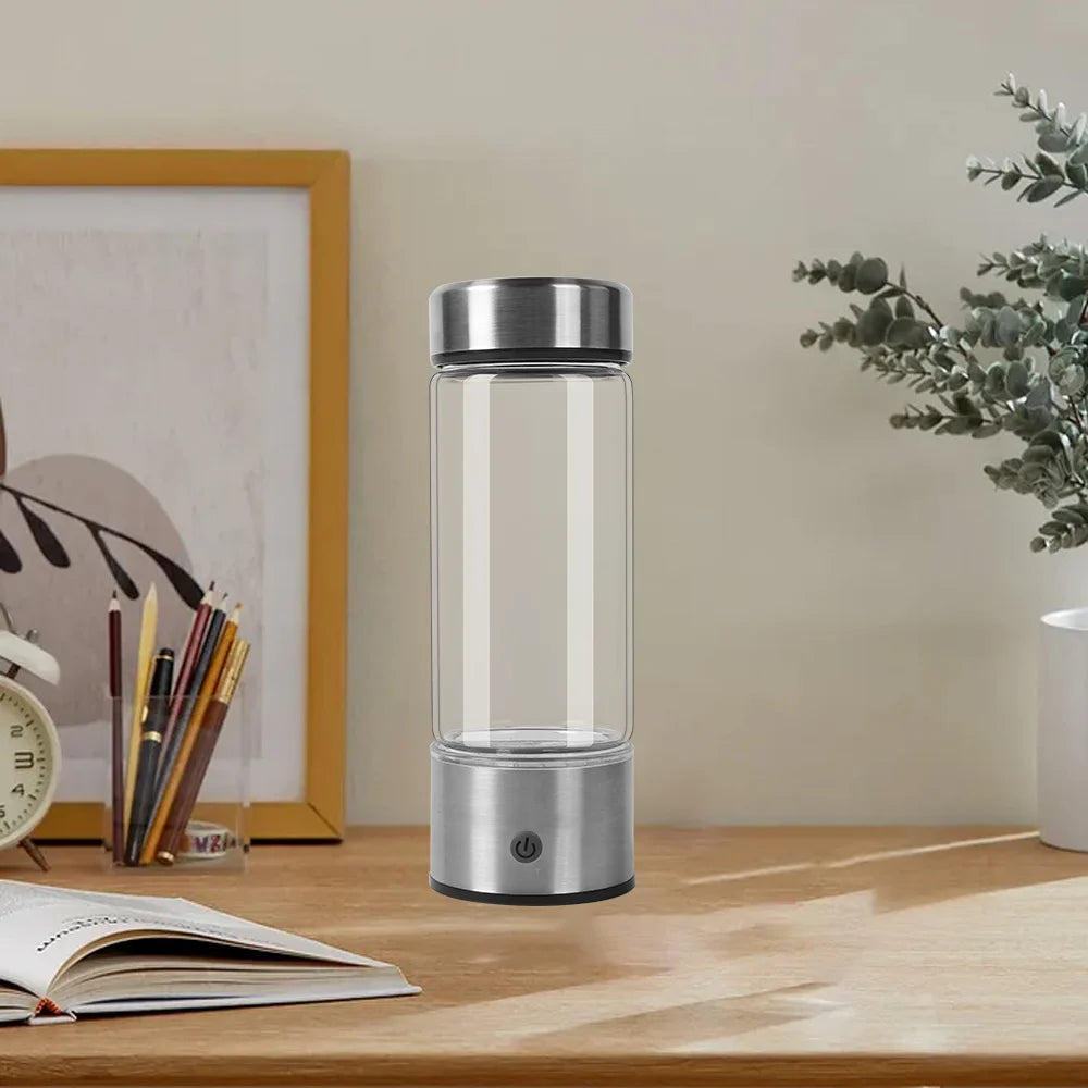 450mL Hydrogen Rich Generator Water Maker Cup Bottle Ionizer Maker Water Bottle