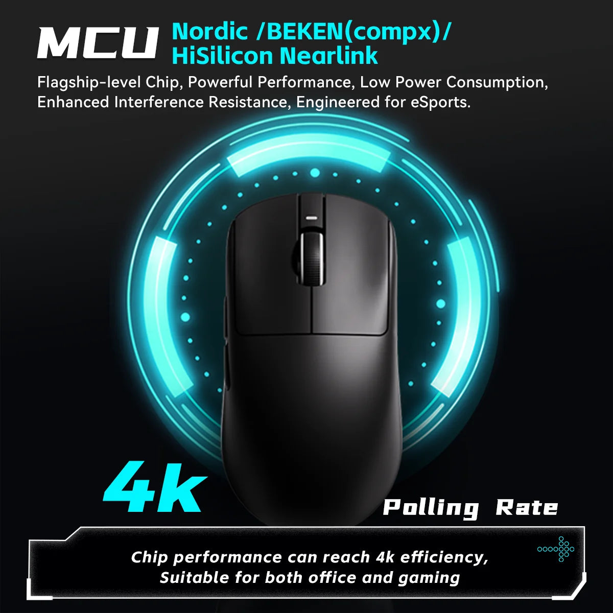 VXE Dragonfly R1 Series Gaming Mouse 2.4G Wireless Mouse Rechargeable Gamer Paw3395 Lightweight Ergonomic Wireless Mouse Esport