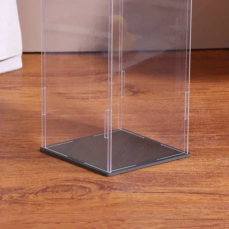 1Pc Transparent Acrylic Display Box Storage Dustproof Protection Display Cabinet Box For Dolls/Toys/Collectibles 22 Sizes