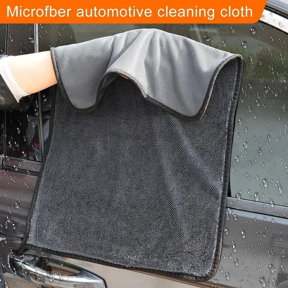 1/2pcs Professional Microfiber Towels Car Washing Towel Micro Fiber Auto Extra Soft Rag Fast Drying Cloth for Car Wash \[;[;