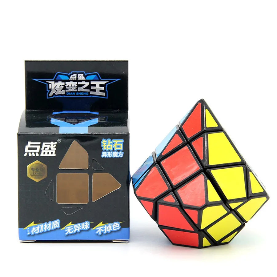 DianSheng Strange-shape Magic Cube Series Diamond /UFO  Magic Cube Puzzle Education Toys For Kids Magico Cubo
