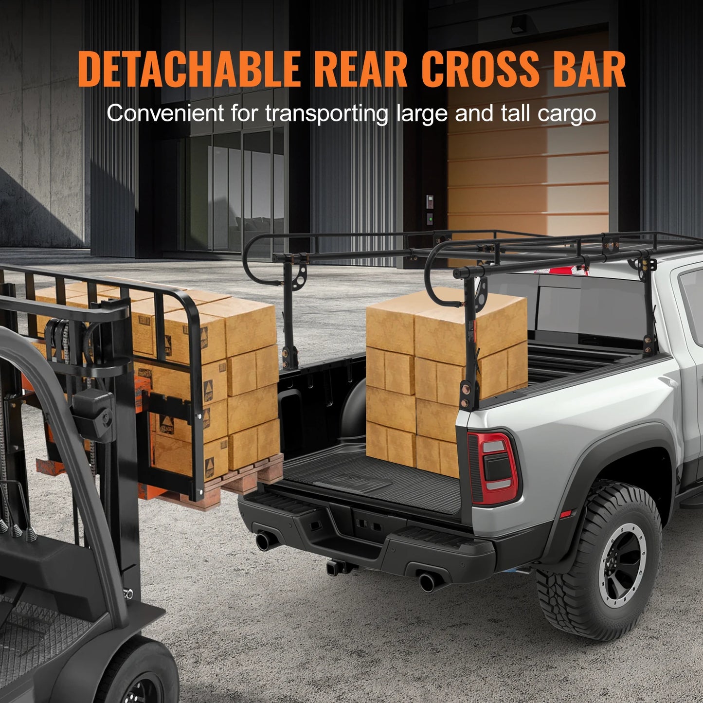 SucceBuy Truck Ladder Rack  1000 LBS / 454 KG Strong Capacity Truck Racks for Long or Heavy Cargo 43.3-63 inch for Kayak  Ladder