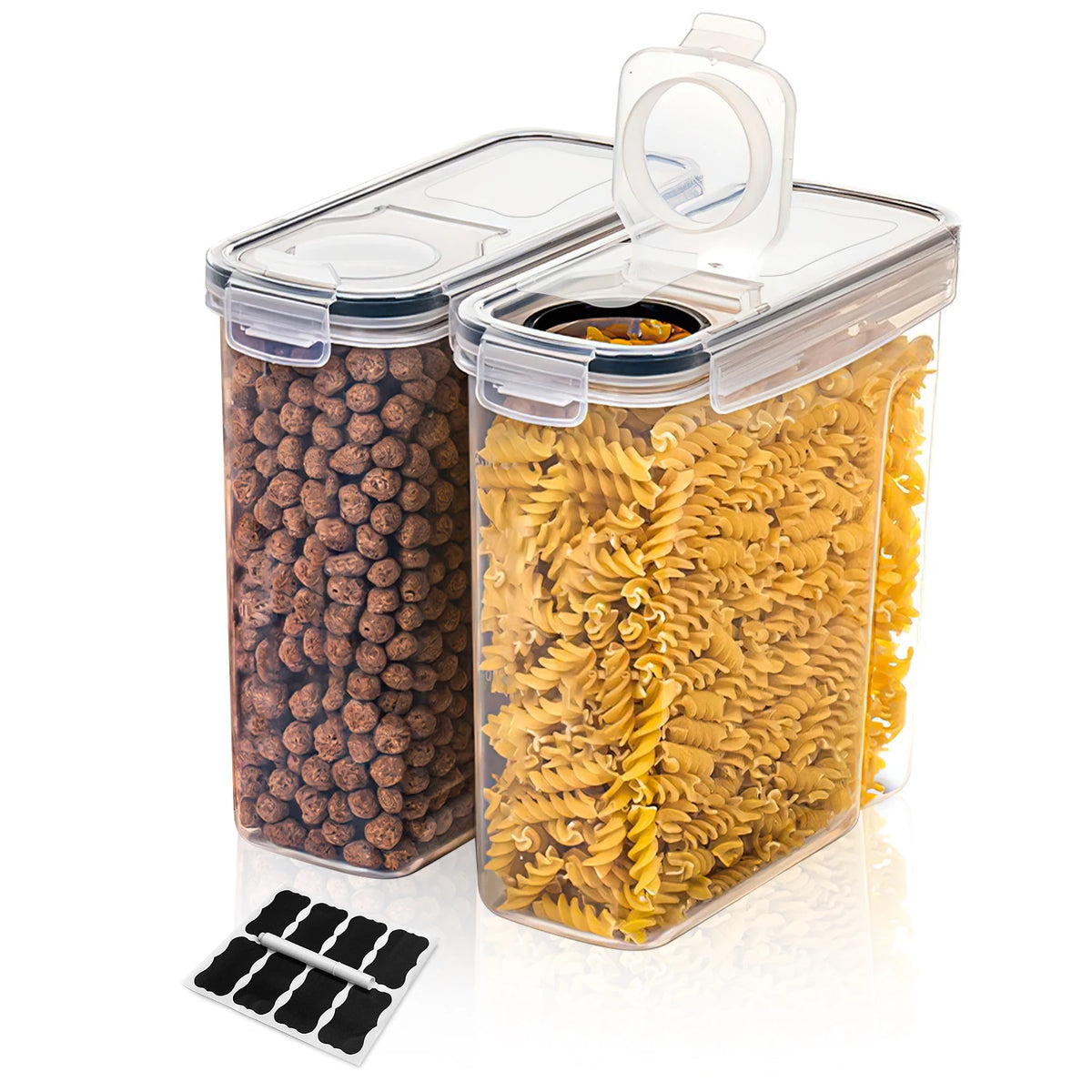 Cereal Containers Storage Set of 2/3/4  （2.5L 84oz）, Airtight Food Storage Containers for Kitchen & Pantry Organization, Cereal