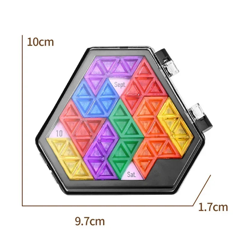 Kids Puzzle Toys Logical Thinking Training Fun Tabletop Games StarMultiple Shapes Colors Advanced Level Gifts for Boys Girls