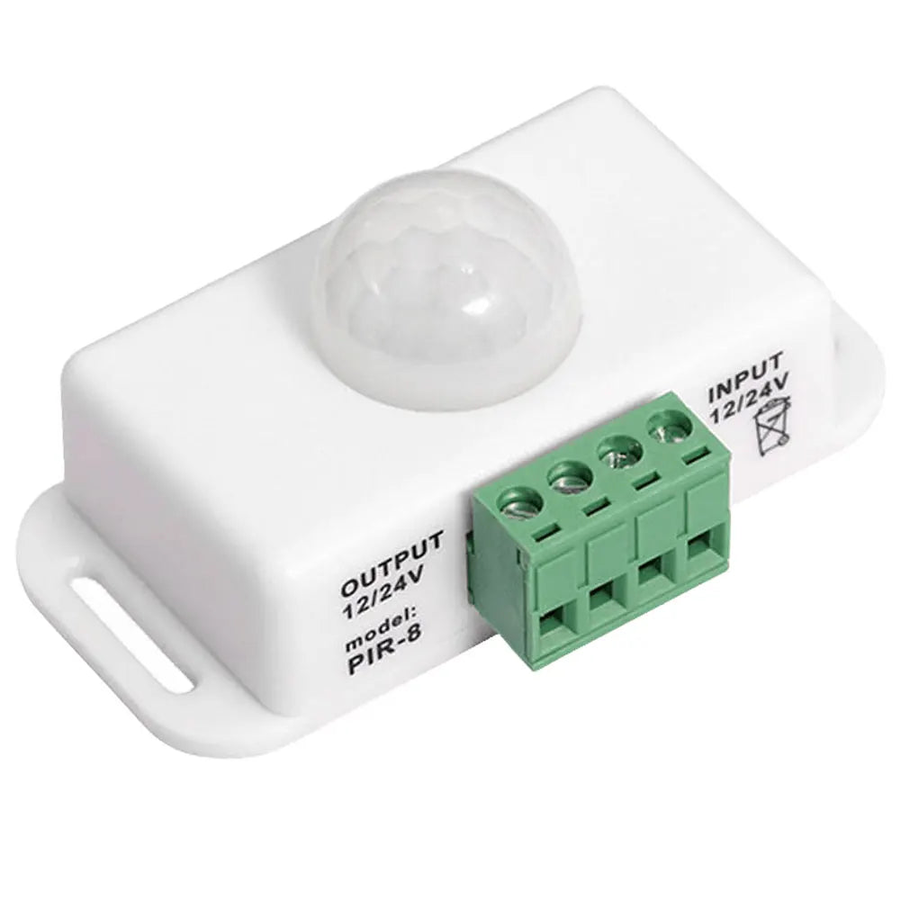 DC 12V 24V 6A IR Infrared Detector Light Switch Module Automatic Adjust PIR Motion Sensor Light Switch for LED Strip Light Lamp