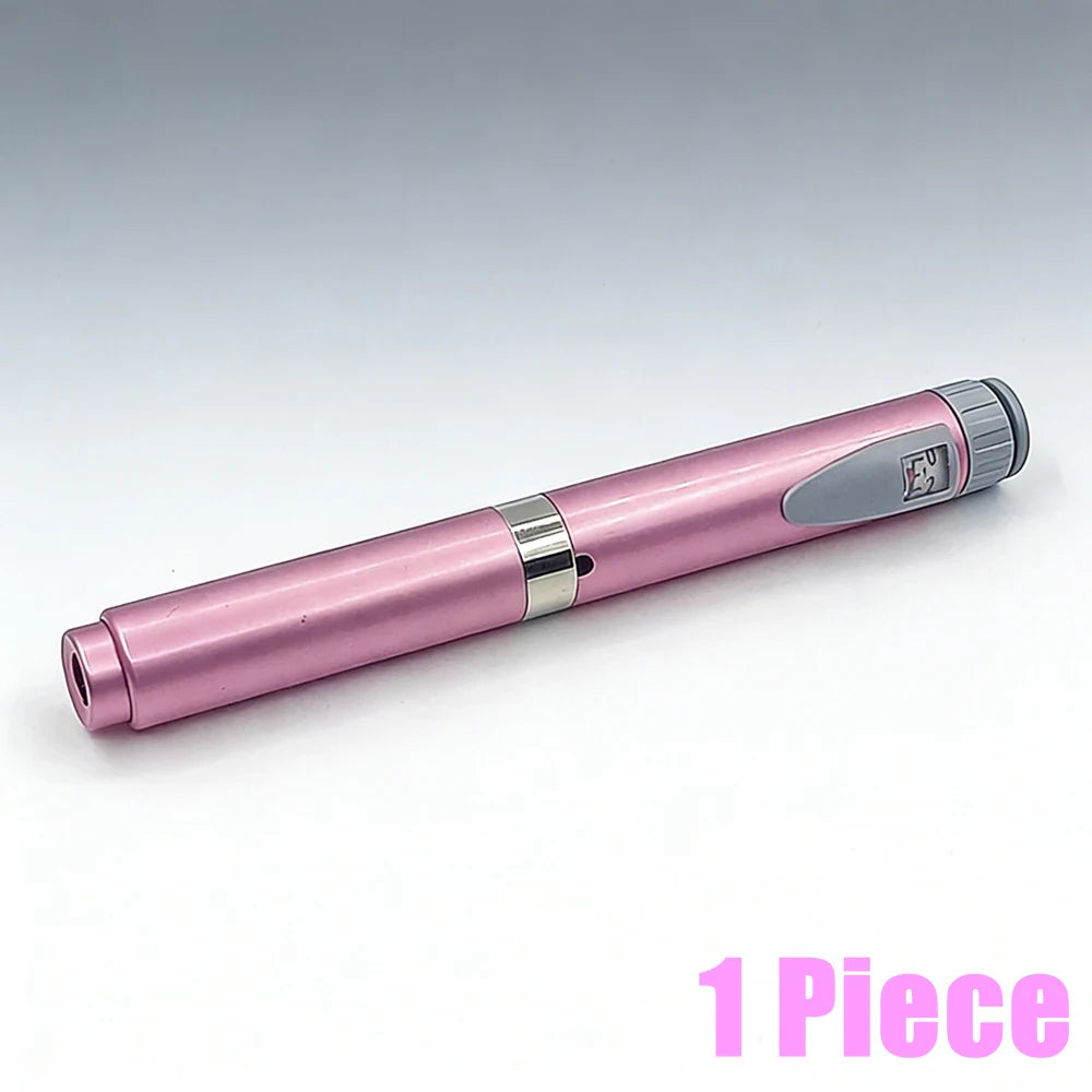 Aluminum Magic Pen Kit 10 Colors Cartridges 3ml Empty Cassette Bottle Sterile Set Disposable 8mm Pen Tip for Lilly Insulin Pen