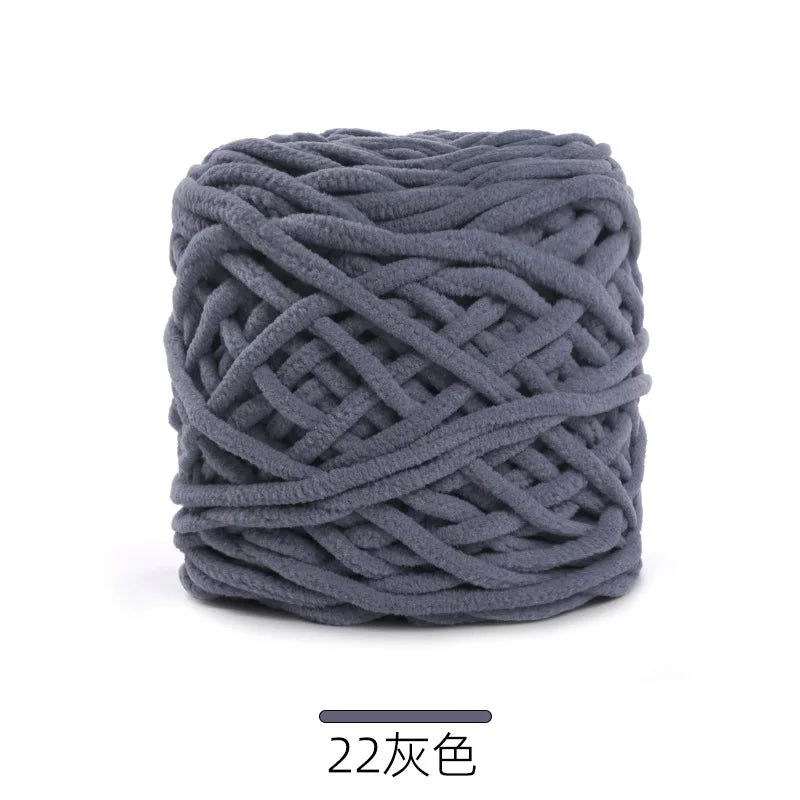 1Pc 50g Thin Velvet yarn for Crocheting Chenille yarn hand knitting Crochet amigrumi slipper line knit sweater blanket thread