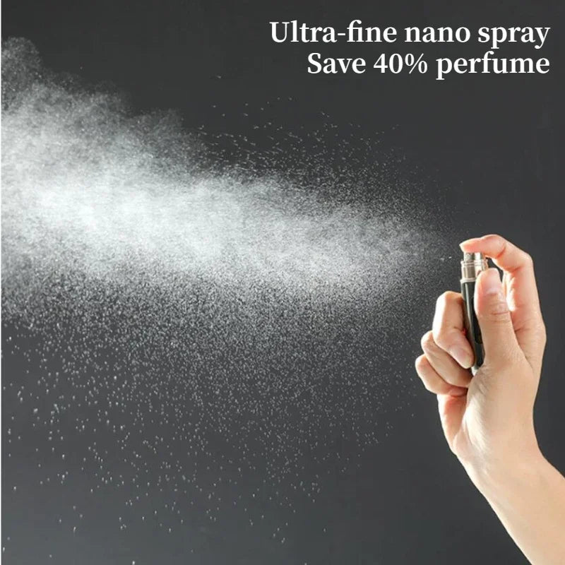 10/5ML Perfume Atomizer Portable Liquid Container for Cosmetics Traveling Mini Aluminum Spray Empty Refillable Bottle Косметика