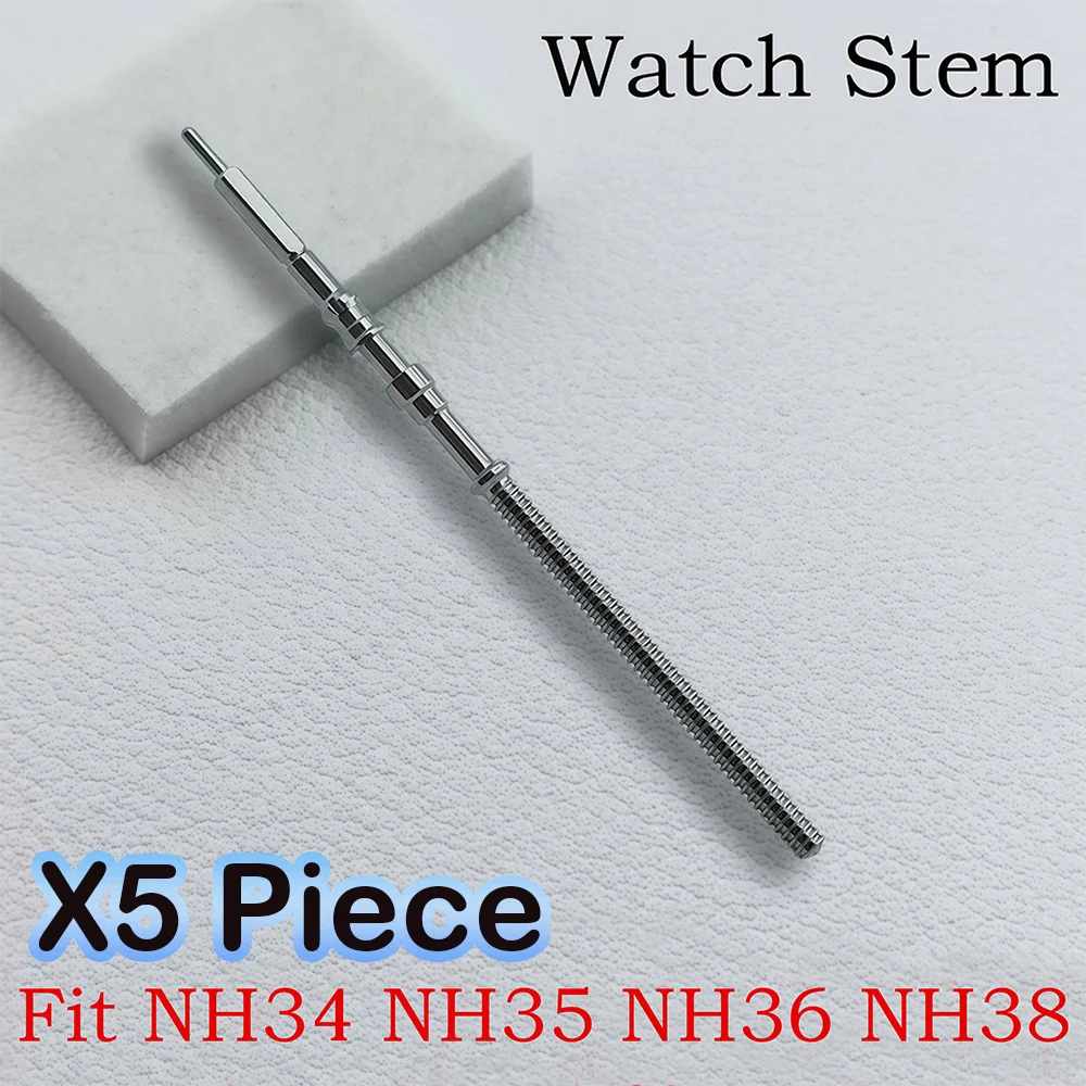 High Quality Watch Stem 1Pcs/5Pcs/10Pcs Movement Watch Steel Stem Crown Kit  For M8215 M8285 NH34 NH35 NH36 VK63 Movement