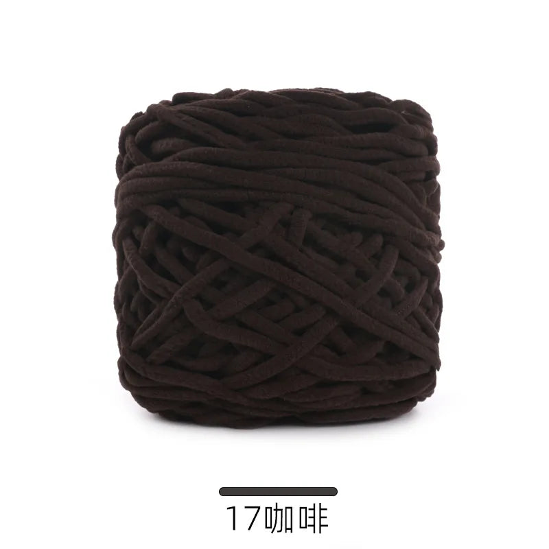 1Pc 50g Thin Velvet yarn for Crocheting Chenille yarn hand knitting Crochet amigrumi slipper line knit sweater blanket thread