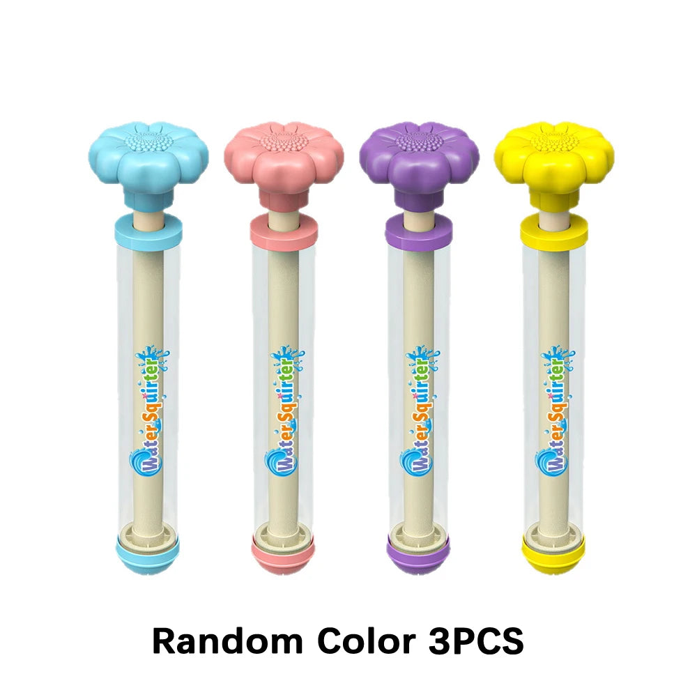 1/3PCS Fireworks Pull-out Water Gun Outdoor Splash Games Beach Swimming Pool Lawn Party Activities Interactive Water Spray Toy
