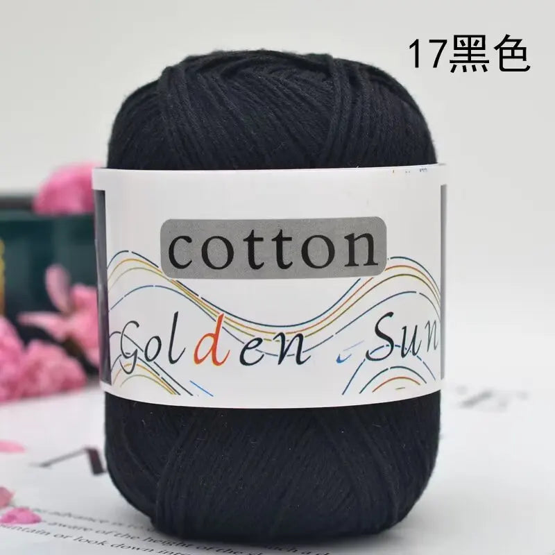 1Pc 50g Hand knitting 100% cotton yarn soft crochet yarn to knit sweater blanket hat line crocheting amigurumi doll bag threads