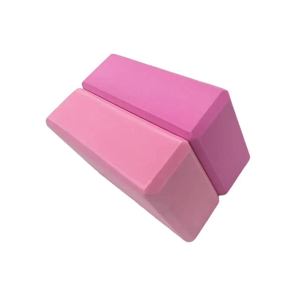 2Pcs High Density Yoga Blocks EVA Foam Brick For Beginner Dance Stretching Exercise Fitness Pilates Stretching Equipment