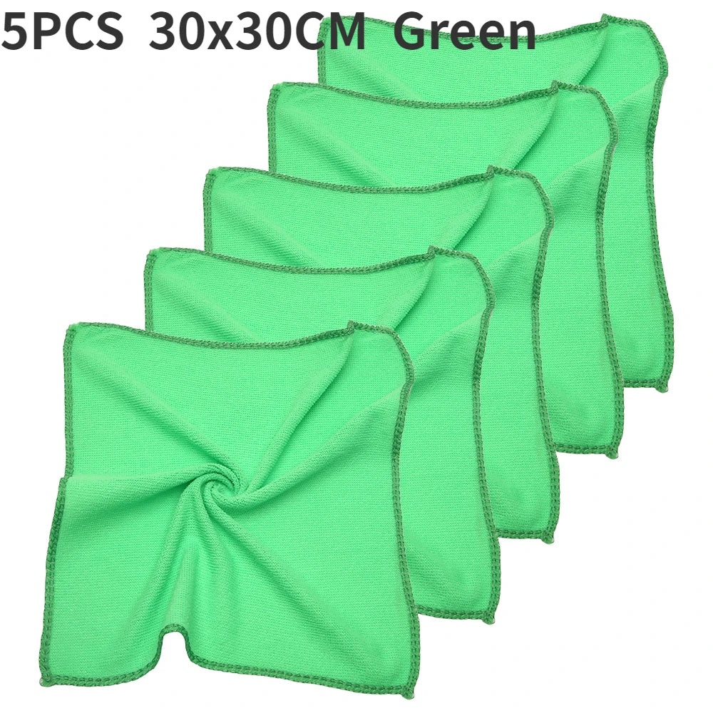 Microfiber Cleaning Cloths Lint Free Microfiber Cleaning Towel Cloths Reusable Cleaning Towels w/ Super Absorbent for Car Window