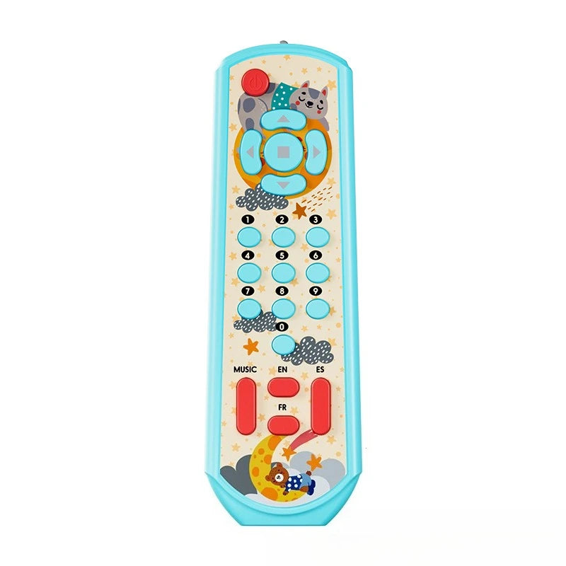 Infant Simulation TV Remote Control Toys with Music and Light Musical Baby Toy Sensory Remote Kids Baby Toys for 1 2 3 Years Old