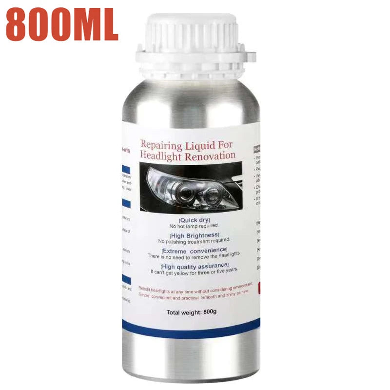 Car headlight polishing evaporator liquid Car chemicals headlight chemical polish Headlights liquid polymer lamps regeneration