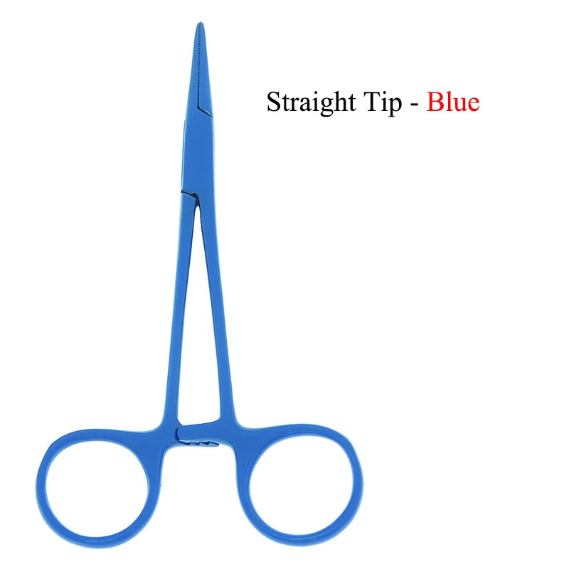 12.5cm New Animals Straight Curved Trauma Shears Pet Hemostat Forceps Dog Grooming Surgical Scissors Pet Cat Clamps D0001A