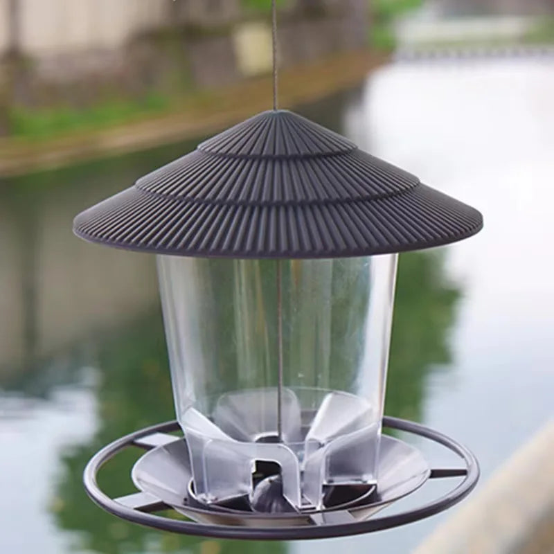 Waterproof Hanging Wild Bird Seed Feeder Bird Feeding Tool Garden Paddock Outdoor Decoration Pet Supplies Tableware Bird Feeder