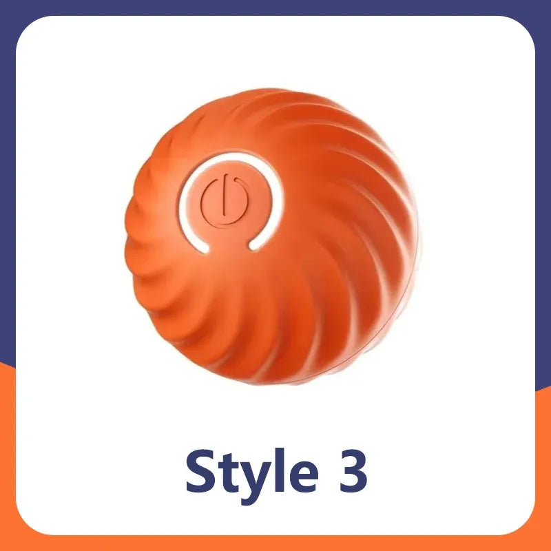 1PCS  Dog Toys Intelligent Gravity Jump Ball Rechargeable Bite-Resistant Rolling Ball Cat And Dog Chase Interactive Pet Toys