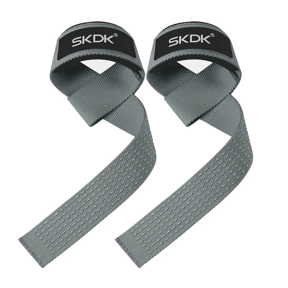 Weightlifting Wrist Straps Strength Training Booster Belt Adjustable Non-slip Gym Fitness Lifting Strap Wrist Support Grip Band