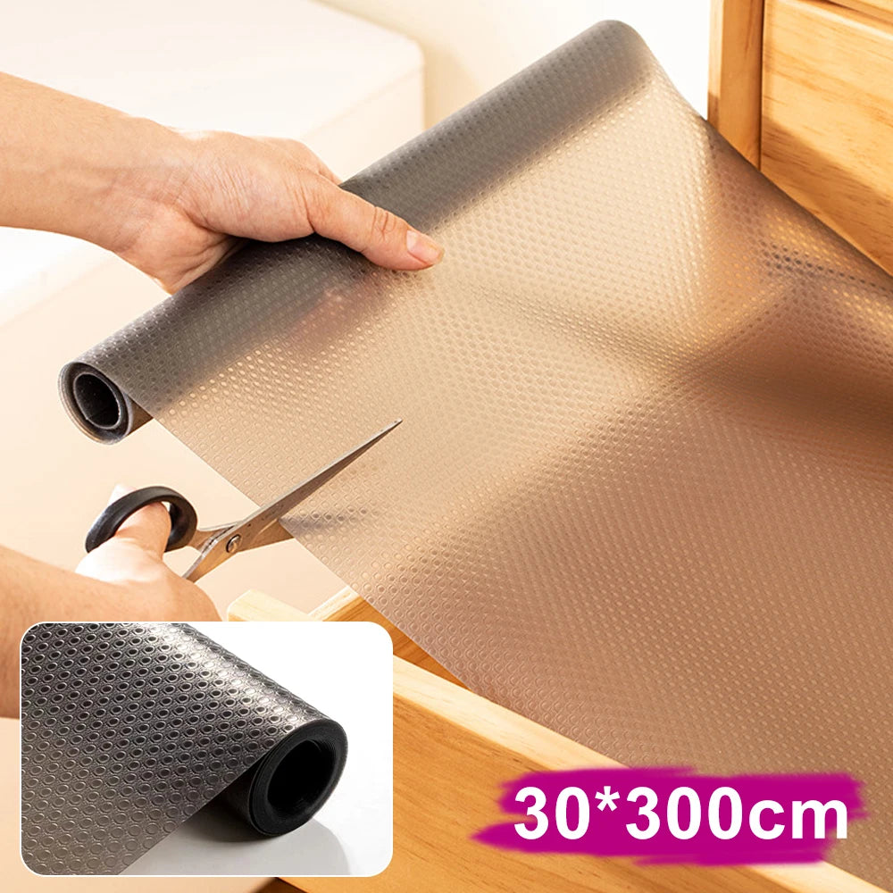 Shelf Liner Mat For Drawer Cupboard Cabinet Kitchen Pad Waterproof Non-Slip Mats