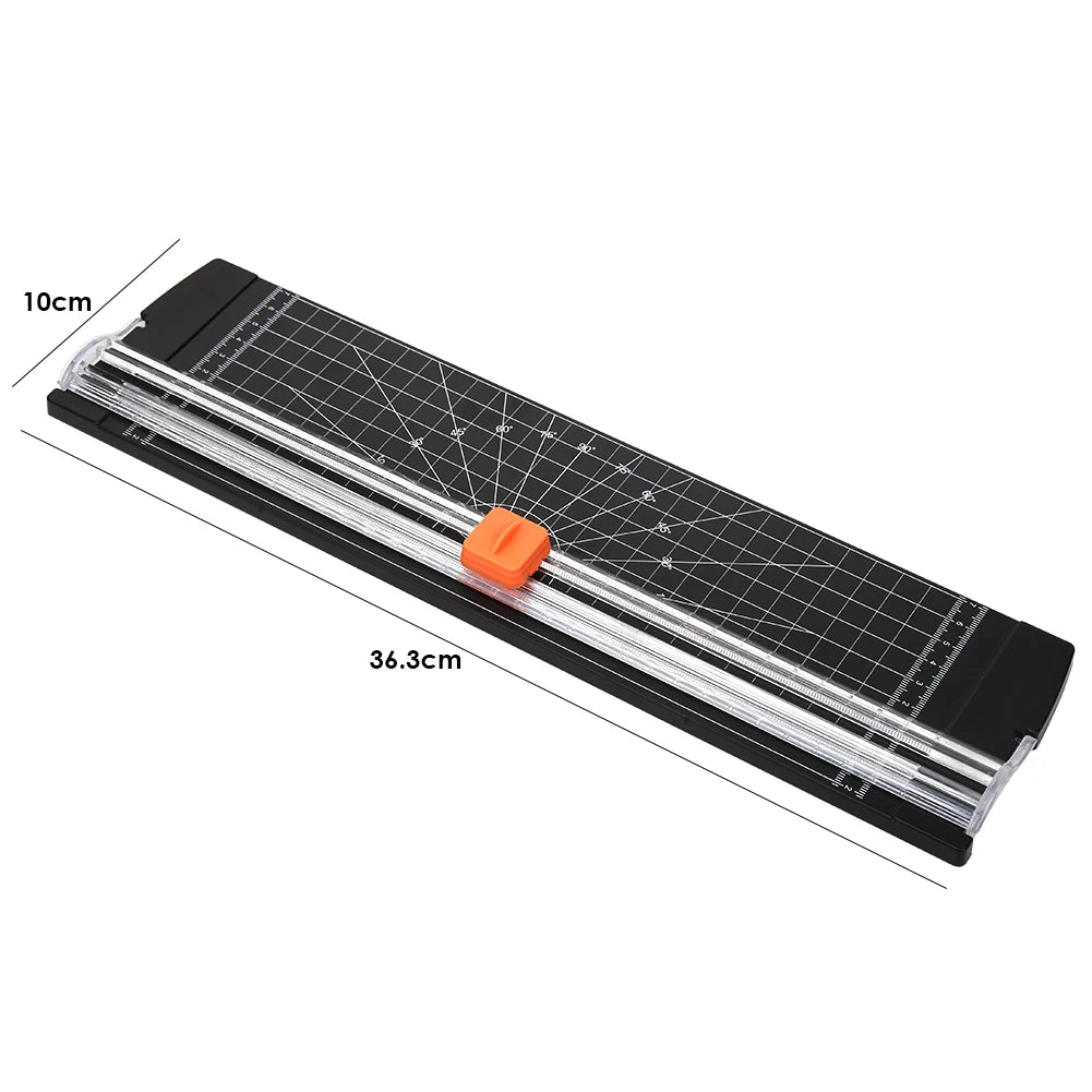 Office A4 Guillotine Paper Cutter with Automatic Security Safe Guard for Coupon Craft Paper Lightweight Cutting Mat Machine