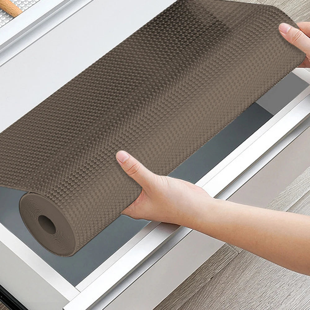 Shelf Liner Mat For Drawer Cupboard Cabinet Kitchen Pad Waterproof Non-Slip Mats